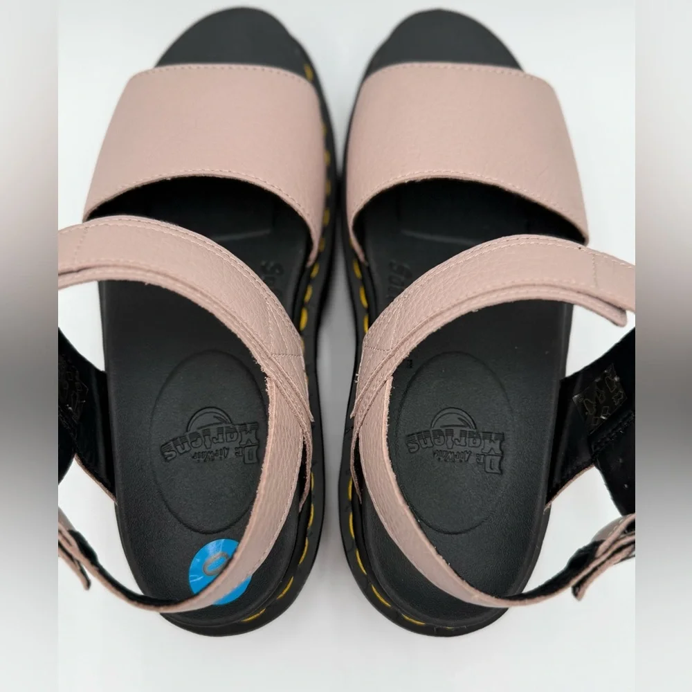 Dr. Martens Pink and Black Platform Sandals - Picture 4 of 9